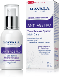 Time Release System  Night Care — Reactivate the youth mechanism of your skin !