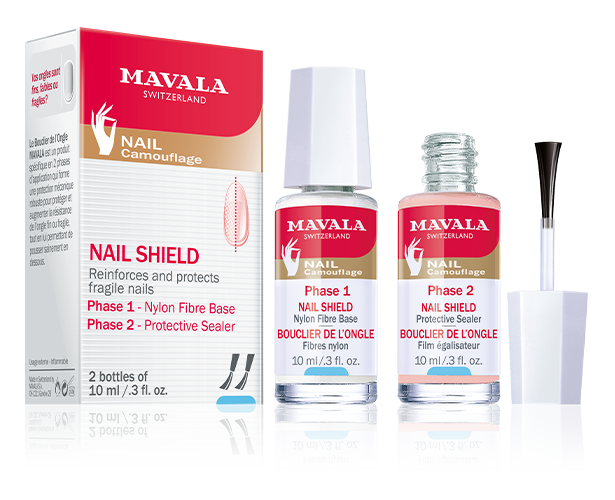 Nail Shield — Reinforces and protects thin, weak, fragile nails. In two phases.