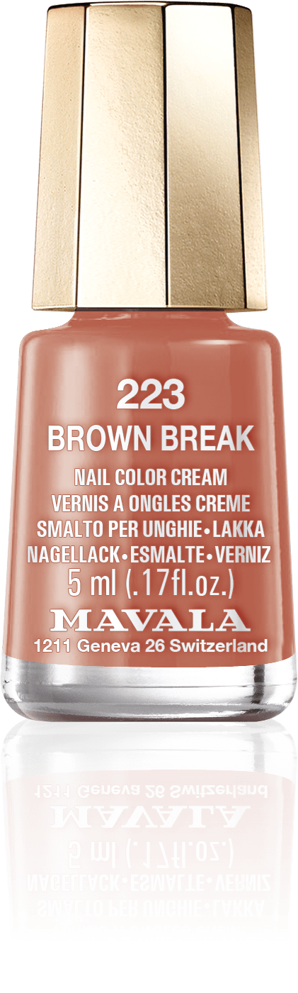 Brown Break — Un marrón canela, generoso y reconfortante, un verdadero momento envolvente