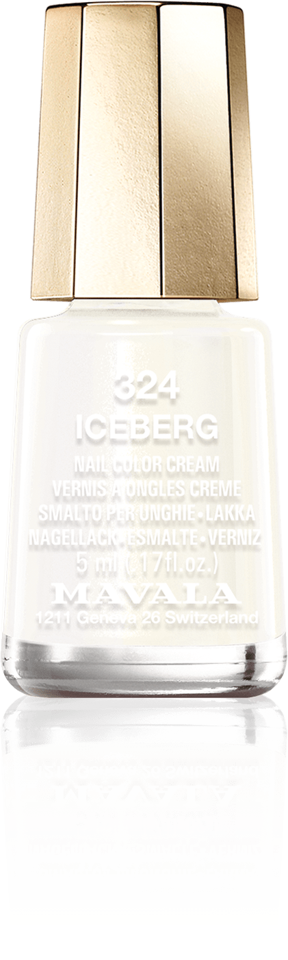 Iceberg — A dusty white like the huge blocks of ice slowly detaching to melt into the sea